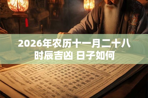 2026年农历十一月二十八时辰吉凶 日子如何 2026年农历十一月二十八时辰吉凶 日子如何