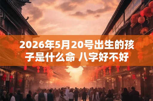 2026年5月20号出生的孩子是什么命 八字好不好 2026年5月20号出生的孩子是什么命 八字好不好