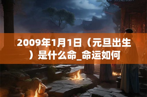 2009年1月1日(元旦出生)是什么命_命运如何 2009年1月1日(元旦出生)是什么命_命运如何
