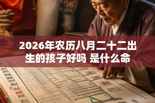 2026年农历八月二十二出生的孩子好吗 是什么命 2026年农历八月二十二出生的孩子好吗 是什么命