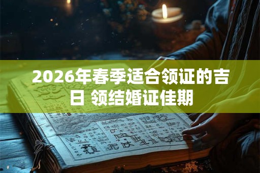 2026年春季适合领证的吉日 领结婚证佳期 2026年春季适合领证的吉日 领结婚证佳期