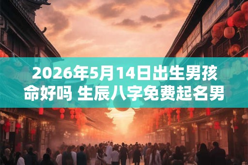 2026年5月14日出生男孩命好吗 生辰八字免费起名男孩 2026年5月14日出生男孩命好吗 生辰八字免费起名男孩