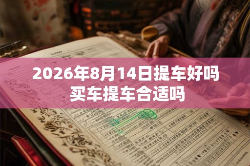 2026年8月14日提车好吗 买车提车合适吗 2026年8月14日提车好吗 买车提车合适吗