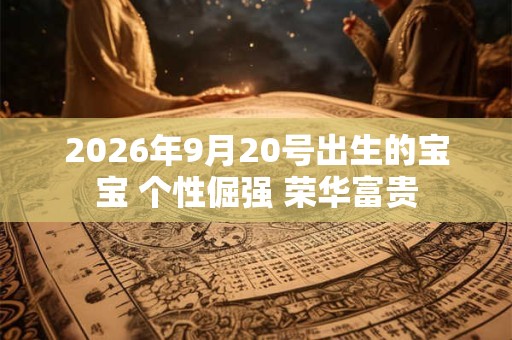 2026年9月20号出生的宝宝 个性倔强 荣华富贵