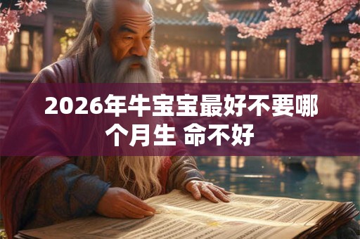 2026年牛宝宝最好不要哪个月生 命不好 2026年牛宝宝最好不要哪个月生 命不好
