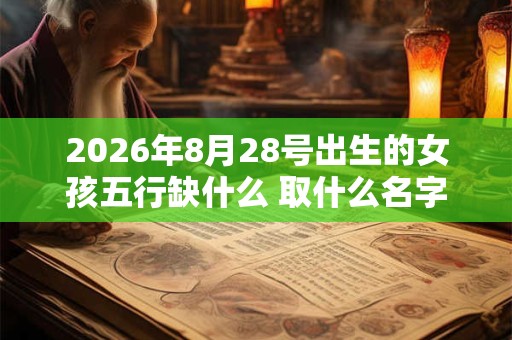 2026年8月28号出生的女孩五行缺什么 取什么名字好 2026年8月28号出生的女孩五行缺什么 取什么名字好