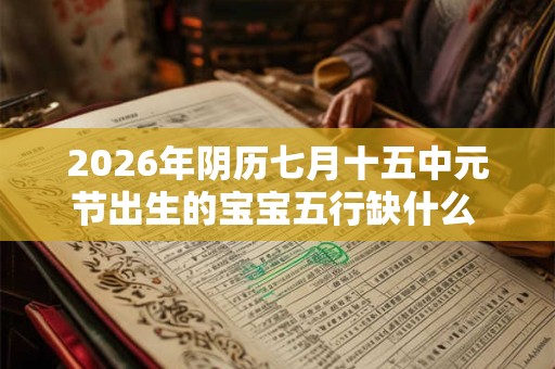 2026年阴历七月十五中元节出生的宝宝五行缺什么 是什么命