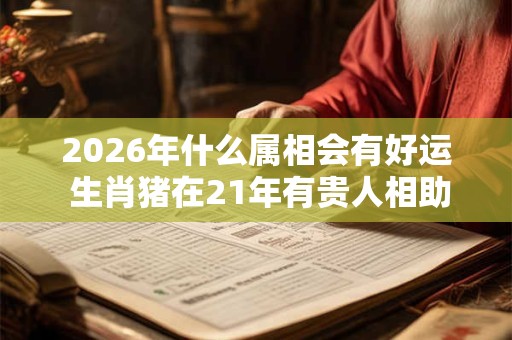 2026年什么属相会有好运 生肖猪在21年有贵人相助