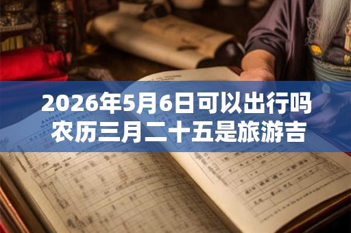 2026年5月6日可以出行吗 农历三月二十五是旅游吉日吗