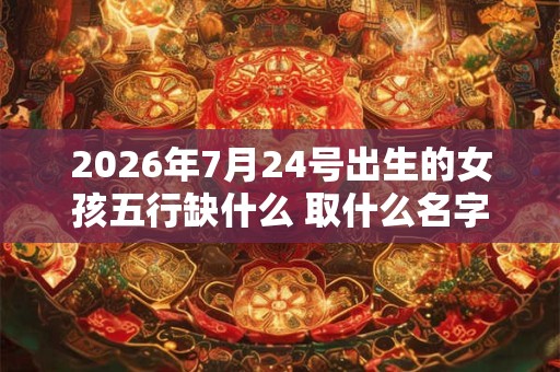 2026年7月24号出生的女孩五行缺什么 取什么名字好 2026年7月24号出生的女孩五行缺什么 取什么名字好