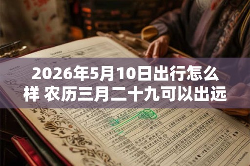 2026年5月10日出行怎么样 农历三月二十九可以出远门吗 2026年5月10日出行怎么样 农历三月二十九可以出远门吗