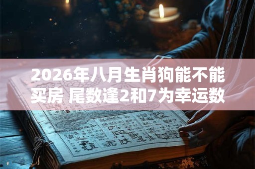 2026年八月生肖狗能不能买房 尾数逢2和7为幸运数 2026年八月生肖狗能不能买房 尾数逢2和7为幸运数