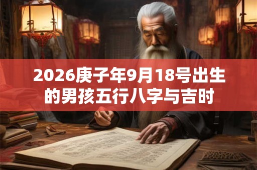 2026庚子年9月18号出生的男孩五行八字与吉时 2026庚子年9月18号出生的男孩五行八字与吉时