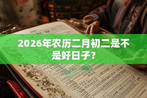 2026年农历二月初二是不是好日子? 2026年农历二月初二是不是好日子?