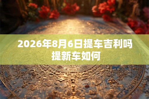 2026年8月6日提车吉利吗 提新车如何