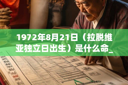 1972年8月21日(拉脱维亚独立日出生)是什么命_命运如何 1972年8月21日(拉脱维亚独立日出生)是什么命_命运如何