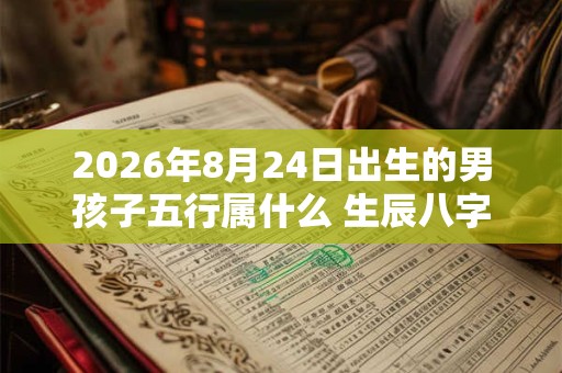 2026年8月24日出生的男孩子五行属什么 生辰八字取名 2026年8月24日出生的男孩子五行属什么 生辰八字取名