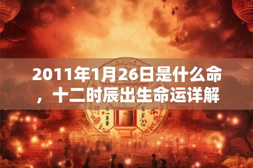 2011年1月26日是什么命，十二时辰出生命运详解