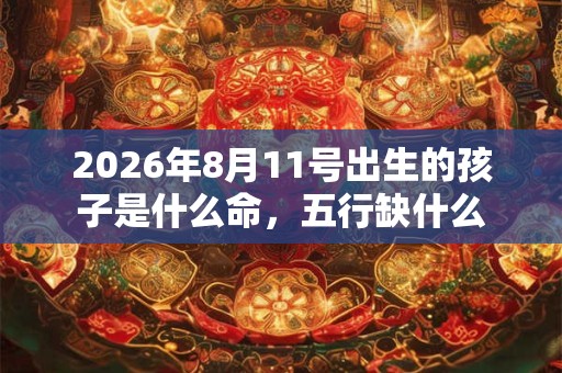 2026年8月11号出生的孩子是什么命,五行缺什么 2026年8月11号出生的孩子是什么命,五行缺什么