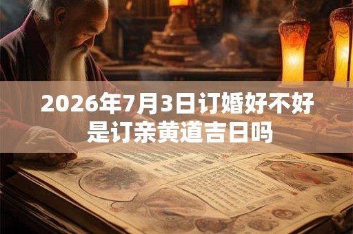 2026年7月3日订婚好不好 是订亲黄道吉日吗 2026年7月3日订婚好不好 是订亲黄道吉日吗