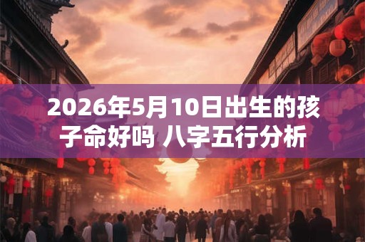2026年5月10日出生的孩子命好吗 八字五行分析 2026年5月10日出生的孩子命好吗 八字五行分析