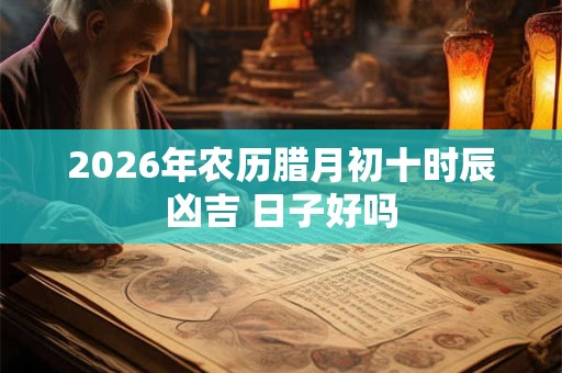 2026年农历腊月初十时辰凶吉 日子好吗 2026年农历腊月初十时辰凶吉 日子好吗