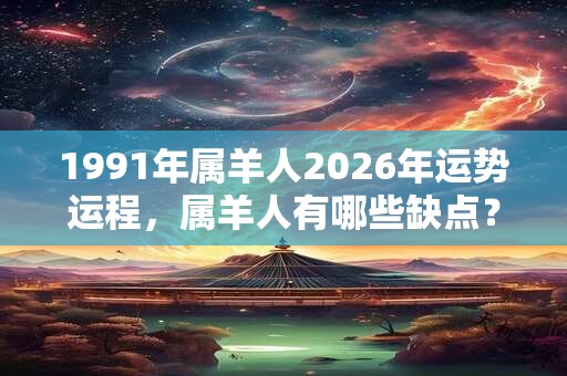1991年属羊人2026年运势运程，属羊人有哪些缺点？