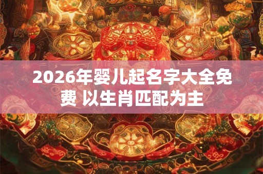 2026年婴儿起名字大全免费 以生肖匹配为主