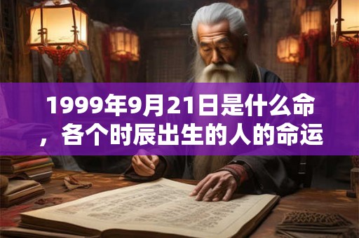 1999年9月21日是什么命,各个时辰出生的人的命运 1999年9月21日是什么命,各个时辰出生的人的命运