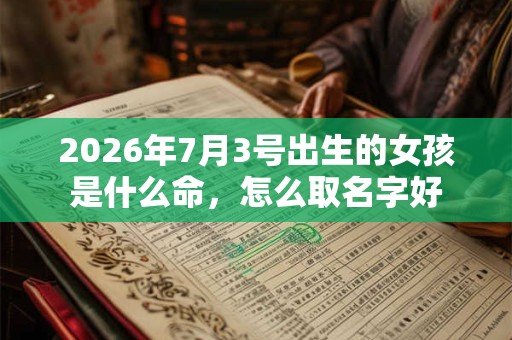 2026年7月3号出生的女孩是什么命,怎么取名字好 2026年7月3号出生的女孩是什么命,怎么取名字好