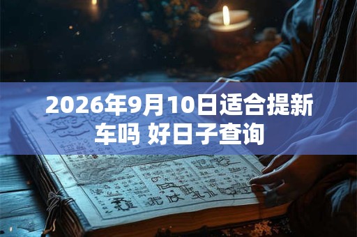 2026年9月10日适合提新车吗 好日子查询 2026年9月10日适合提新车吗 好日子查询