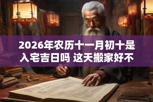 2026年农历十一月初十是入宅吉日吗 这天搬家好不好 2026年农历十一月初十是入宅吉日吗 这天搬家好不好