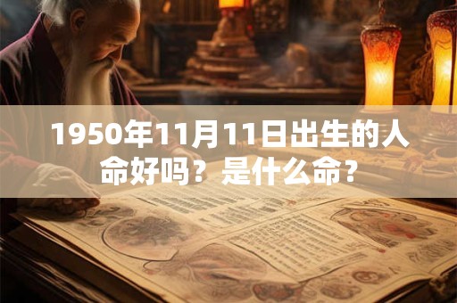 1950年11月11日出生的人命好吗?是什么命? 1950年11月11日出生的人命好吗?是什么命?
