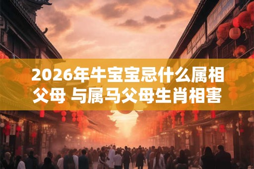 2026年牛宝宝忌什么属相父母 与属马父母生肖相害相克 2026年牛宝宝忌什么属相父母 与属马父母生肖相害相克