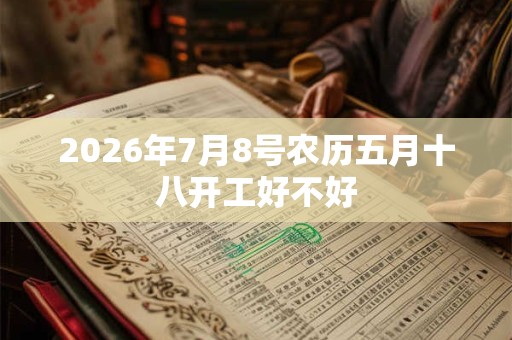 2026年7月8号农历五月十八开工好不好 2026年7月8号农历五月十八开工好不好