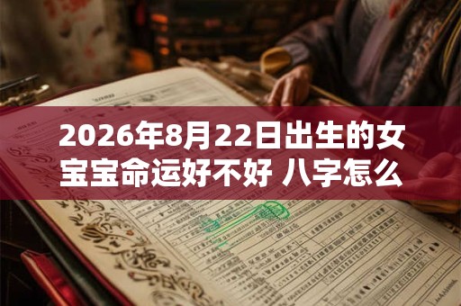 2026年8月22日出生的女宝宝命运好不好 八字怎么样 2026年8月22日出生的女宝宝命运好不好 八字怎么样