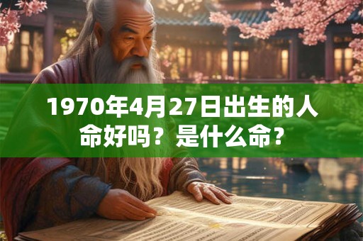 1970年4月27日出生的人命好吗?是什么命? 1970年4月27日出生的人命好吗?是什么命?