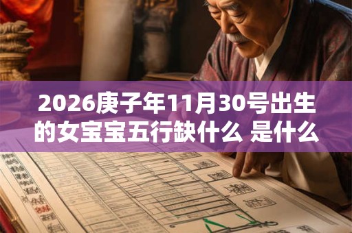 2026庚子年11月30号出生的女宝宝五行缺什么 是什么命 2026庚子年11月30号出生的女宝宝五行缺什么 是什么命