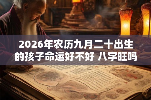 2026年农历九月二十出生的孩子命运好不好 八字旺吗 2026年农历九月二十出生的孩子命运好不好 八字旺吗