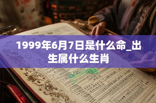 1999年6月7日是什么命_出生属什么生肖 1999年6月7日是什么命_出生属什么生肖
