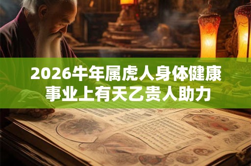 2026牛年属虎人身体健康 事业上有天乙贵人助力 2026牛年属虎人身体健康 事业上有天乙贵人助力