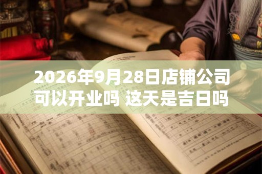 2026年9月28日店铺公司可以开业吗 这天是吉日吗 2026年9月28日店铺公司可以开业吗 这天是吉日吗