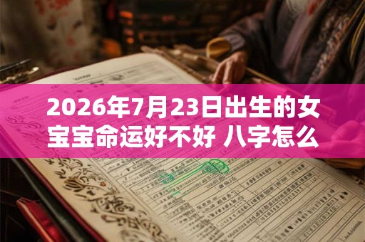 2026年7月23日出生的女宝宝命运好不好 八字怎么样 2026年7月23日出生的女宝宝命运好不好 八字怎么样