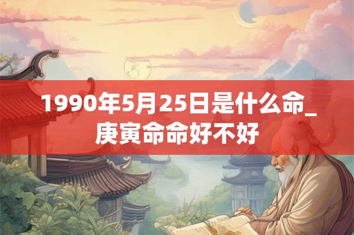 1990年5月25日是什么命_庚寅命命好不好