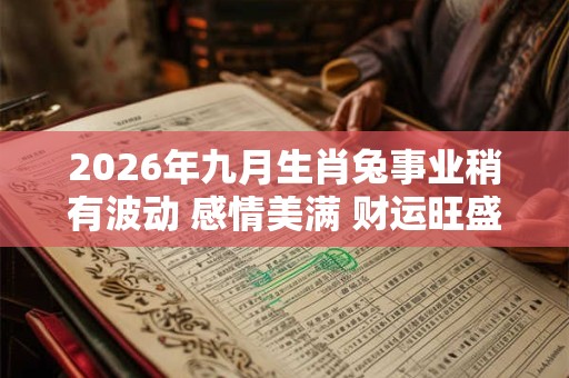2026年九月生肖兔事业稍有波动 感情美满 财运旺盛