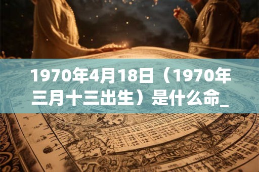 1970年4月18日(1970年三月十三出生)是什么命_命运如何 1970年4月18日(1970年三月十三出生)是什么命_命运如何