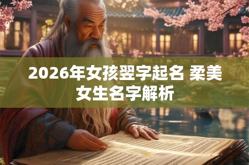 2026年女孩翌字起名 柔美女生名字解析 2026年女孩翌字起名 柔美女生名字解析