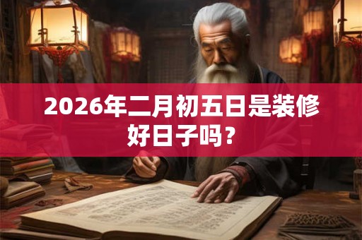 2026年二月初五日是装修好日子吗？