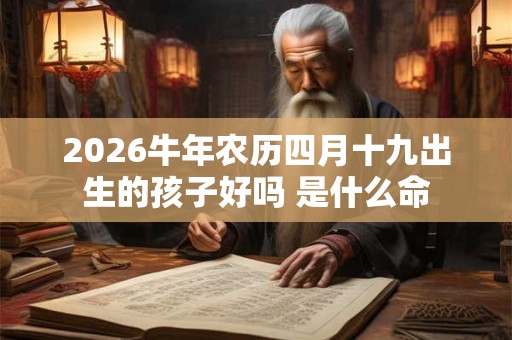 2026牛年农历四月十九出生的孩子好吗 是什么命 2026牛年农历四月十九出生的孩子好吗 是什么命