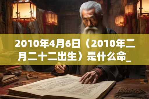 2010年4月6日(2010年二月二十二出生)是什么命_命运如何 2010年4月6日(2010年二月二十二出生)是什么命_命运如何